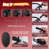 ANAL TOY- IPX7 10 Vibrating Remote Controlled Prostate Massager Set 3PCS Sex Toy