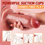 Huge Dildo - Thick 3 IN 1 Multifunctional Dildo Vibrating Dildo