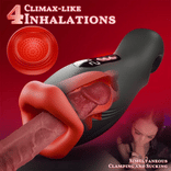STROKER-Masturbation Cup 9 Vibrations 4 Suctions Clamping Suction Oral Simulation Male Masturbator