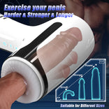 STROKER- Through-Hole Vibrating Stroking Male Masturbation Cup