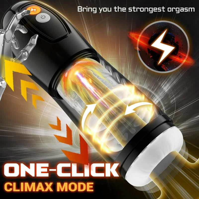 STROKER-9 Thrusting & Rotating Masturbator Adult Sex Toys For Men Masturbation cup