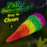 Huge Dildo 8.66 Inch Rainbow Dildo with Suction Cup