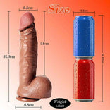 Huge Dildo-  Manual Big Dildo for Vaginal & Anal 12.40 Inches