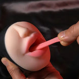 STROKER-Male Masturbator Cup Blowjob Double Hardness Sucking Vibrating Masturbator Male Stroker