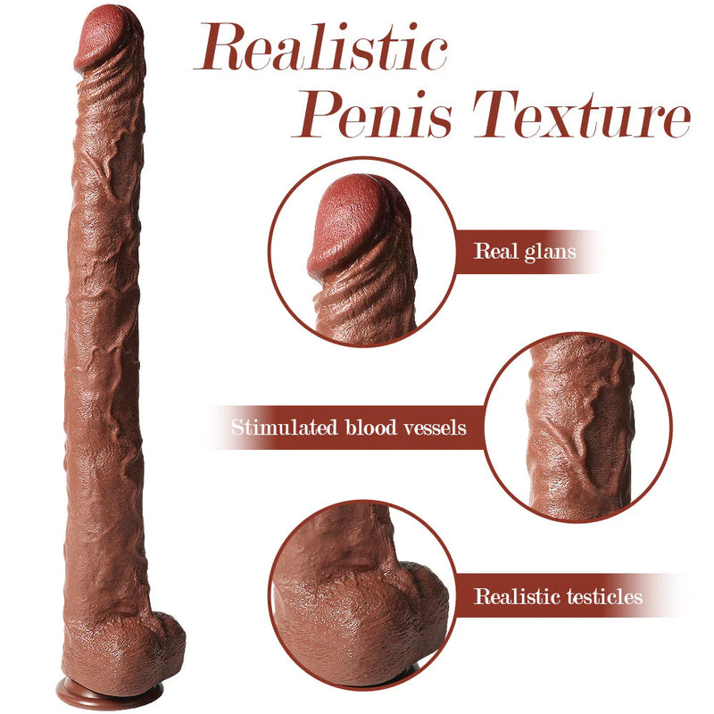 Huge Dildo-  Long Big Dildo for Beginners and Experienced Players 22.04 Inches
