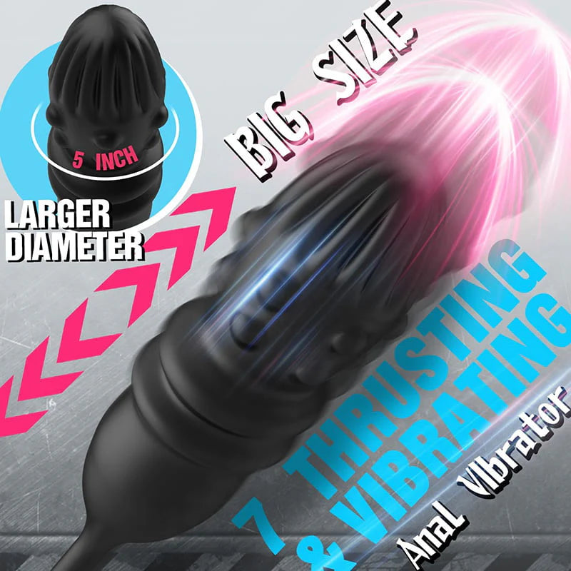 ANAL TOY-Prostate Massager Thrusting & Vibrating Glans Trainer for Intense Penis and Anal Stimulation For Man