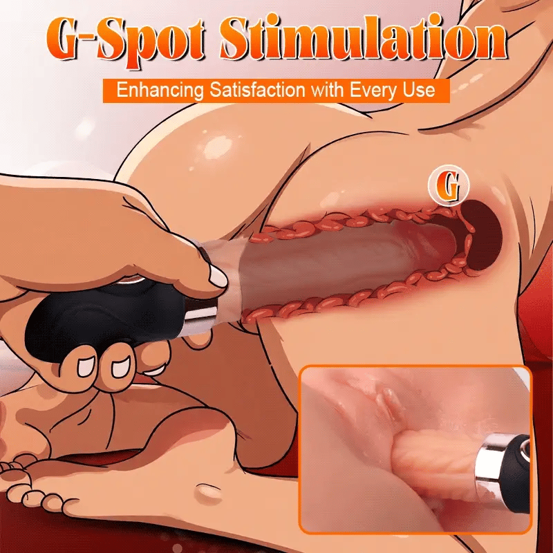 Vibrating Dildo- Wriggling Heating 9.65 Inch Dildo Dildo Machine