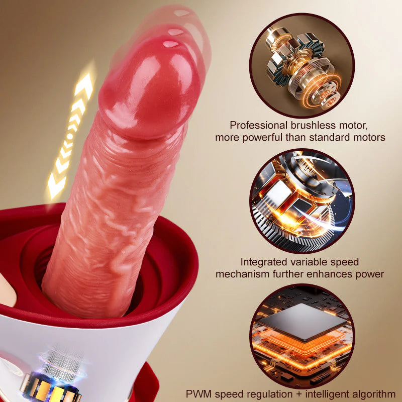 Dildo Machine——Multifunctional 6-in-1 Penis Gun Machine, Exquisite Gift Box Packaging