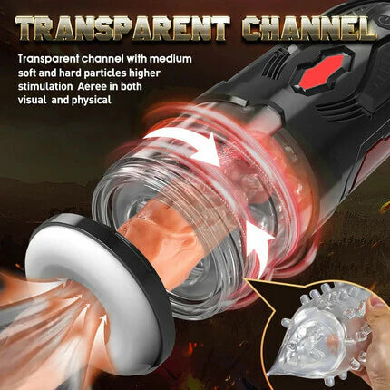STROKER- Male Masturbator Thrusting Rotating Masturbation Cup