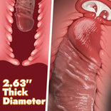 Realistic Dildo - 2.36 Diameter Thrusting Huge Realistic Dildos