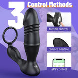 ANAL TOY-9 Vibrating Modes Telescopic Vibration APP Control Prostate Massager For Man