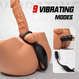 ANAL TOY- 9-Frequency Thrusting And Vibration Wearable Prostate Massager With Cock Ring