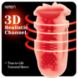 STROKER-Male Masturbator Infrared Heated Thrusting Male Masturbator 550 Thrusts/min Automatic  Realistic Warming Stroker