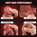 Realistic Dildo- Telescoping Swinging Dildo 11.42 in