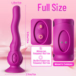Womangift-3 Wiggling & 7 Vibrating Technology Vibrator  With Detachable Suction Cup For Woman
