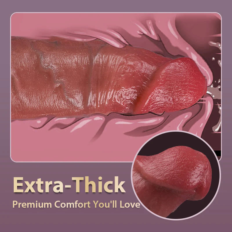 Realistic Dildo- 8.66” x 1.57” Big Shot Vibrating Dildo Vibrator Remote Control Adult Sex Toys Vibrating Dildo