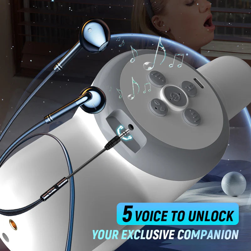 STROKER-Male Masturbator Automatic Lubrication 8 Thrusting & Sucking Handheld Male Stroker Masturbation cup