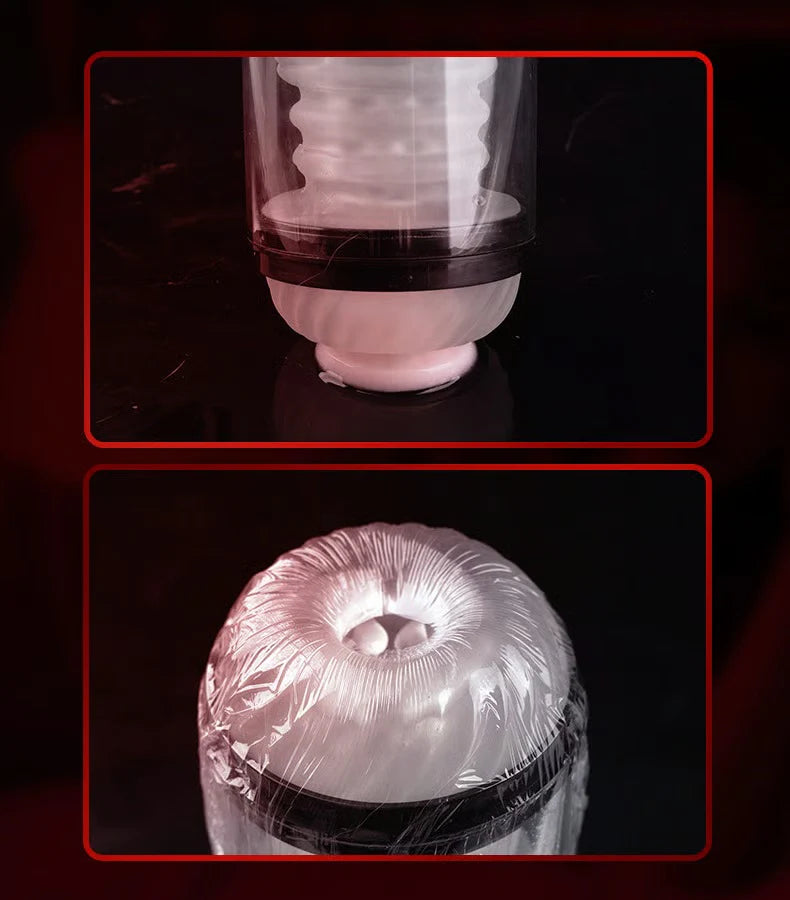 STROKER- Rotating Sucking Enjoy Inflation & Twist Massage Fun Masturbation Stroker Male Masturbator