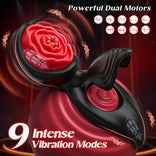 Penis Ring-9 Vibration Modes Wizard APP Control 7 Vibrating Cock Ring Sex Toy For Couoles
