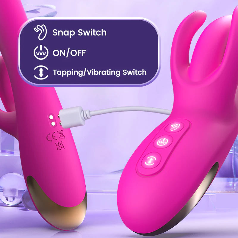 Womangift- Finger Snap Trigger and Tapping Vibrating Vibrator G Spot Sex Toy