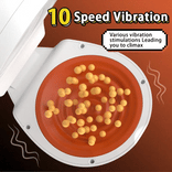 STROKER- 4 IN 1 Masturbators Cup Electric Rotating Male Masturbator with Piston Thrusting, Glans Vibration & Testicle Massage