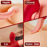 Womangift- Flapping Tongue Licking Vibrator G-spot Vibrator