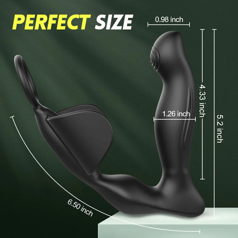 ANAL TOY-10 Vibrating Modes For Toe-Curling Vibrating Heating Prostate Massager