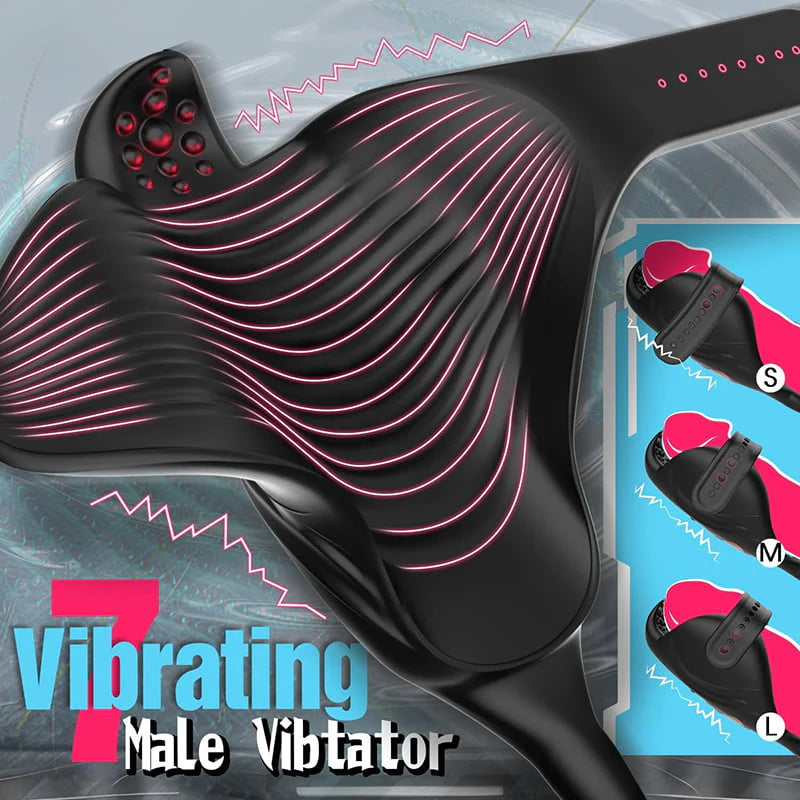 ANAL TOY-Prostate Massager Thrusting & Vibrating Glans Trainer for Intense Penis and Anal Stimulation For Man