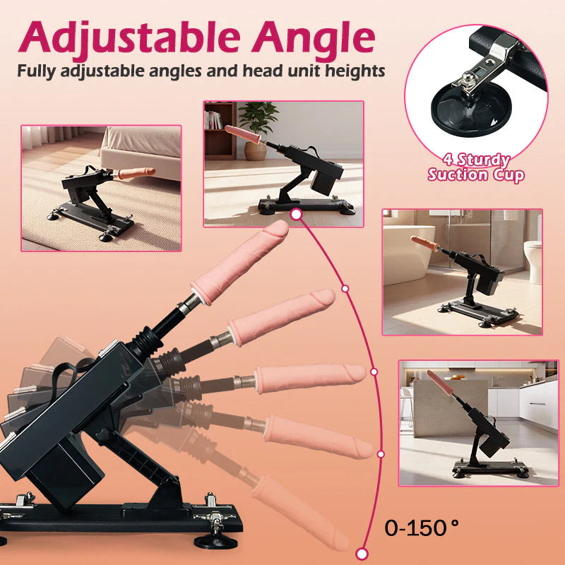 Dildo Machine - Ultimate Pleasure with Top-Rated Sex Machine 7 Accessories Automatic Thrust Anal Love