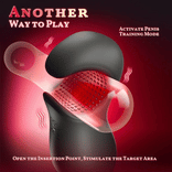 STROKER-Masturbation Cup 9 Vibrations 4 Suctions Clamping Suction Oral Simulation Male Masturbator