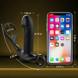 ANAL TOY-Remote Controller 10 Thrusting & Vibrating Modes Finger Loop Thrusting Prostate Massager