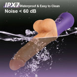 Womangift- 4-in-1 Versatile Thrusting Vibrating Heating Swing Thrusting Dildo Vibrating Dildo