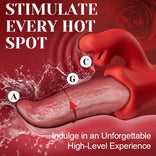 Womangift -Licking Vibrator Deep Wriggle Prolonged Pleasure Licking Swing Tongue Vibrators for Womangift Couples Games