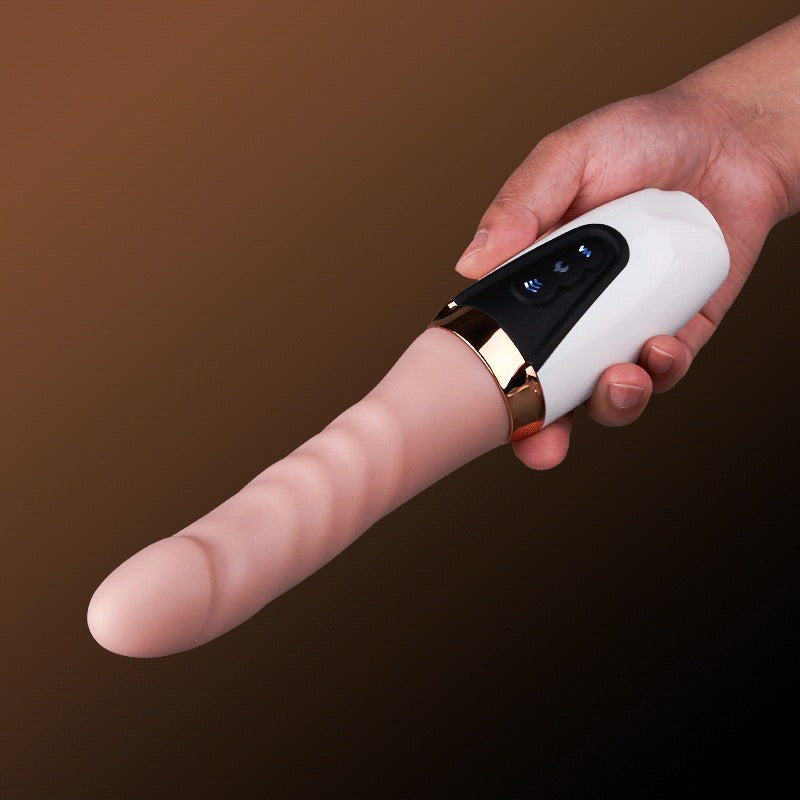 Womangift-Sex Machine 6.38 IN Thrusting Dildo Vibrator with Heating Vibrating Dildo