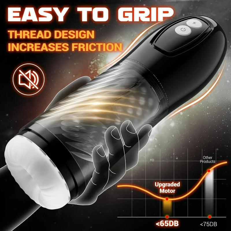 STROKER-9 Thrusting & Rotating Masturbator Adult Sex Toys For Men Masturbation cup