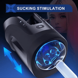 STROKER-Masturbation cup Leten 3D Fleshy Telescopic Vibrating Automatic Male Masturbator Blowjob Stroker