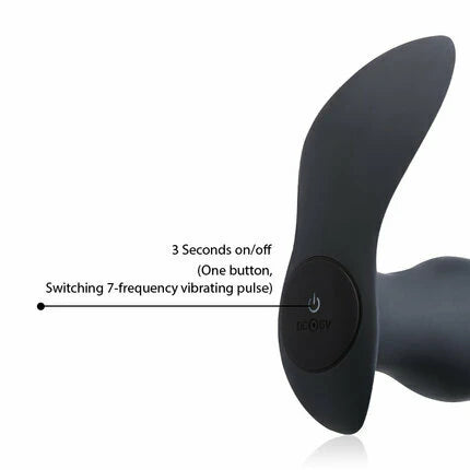 ANAL TOY-7 Telescopoc Vibrations Triple Stimlation Prostate Massager