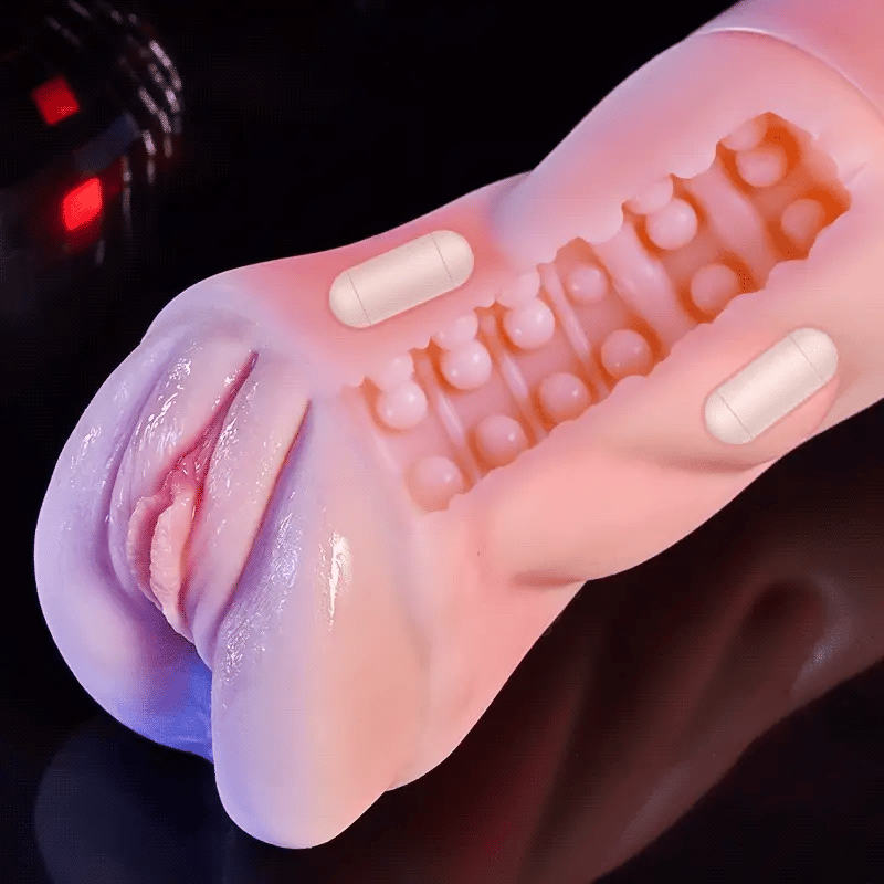 STROKER-Male Masturbator 5 Sucking Oral Swallowing 10 Vibrating Massage Training Masturbation Cup