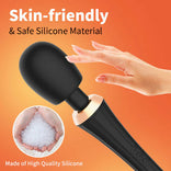 Womangift - Magic Vibrating Wand 5 Frequency 3 Speed Full Body Massage Wand Vibrators