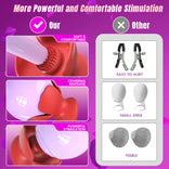 Womangift- 10 Pinching 10 Vibrating Nipple Toys Nipple Vibrator Tickling Vibrator