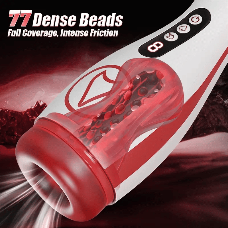 STROKER- Masturbation Cup 7 Suction Vibrations Voice Moans Masturbator Immersive Interaction Stroker Male Masturbator
