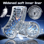 STROKER-  9 Rotating & 4 Suction & Licking Pocket Pussy One-Touch Boost Automatic Male Masturbator
