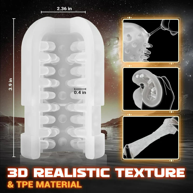 STROKER-9 Thrusting & Rotating Masturbator Adult Sex Toys For Men Masturbation cup