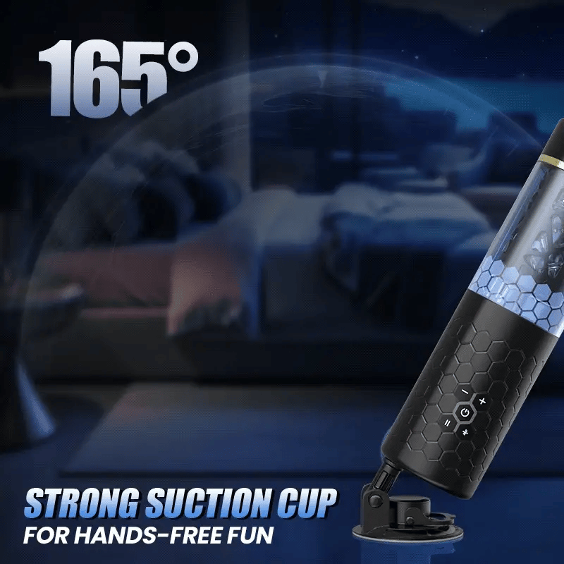 STROKER- Male Masturbator Hand-Free 10 Thrusting & Rotation Realistic Sleeve