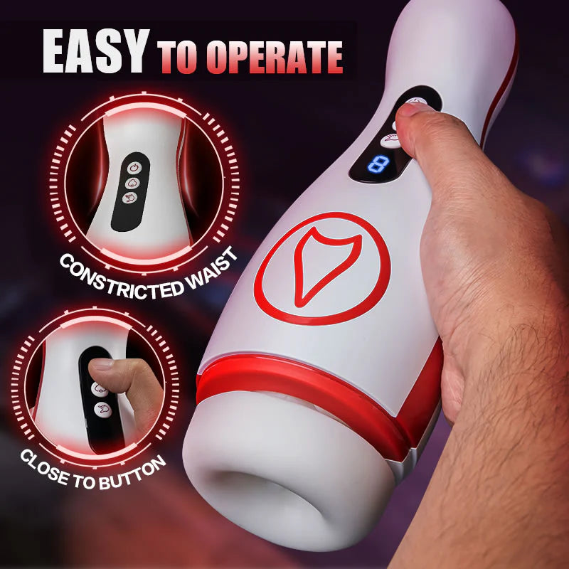 STROKER- Male Masturbator Sucking Vibrating Voice Masturbator Cup
