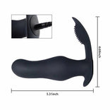 ANAL TOY-7 Telescopoc Vibrations Triple Stimlation Prostate Massager