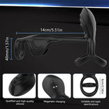 Penis Ring-IPX7 Couple Use APP Control 10 Vibrating Male Silicone For Man