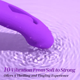 Womangift - Upgraded Mouth-Shaped 3 In 1 Flapping & Biting & Toungue Vibrator G-spot Vibrator