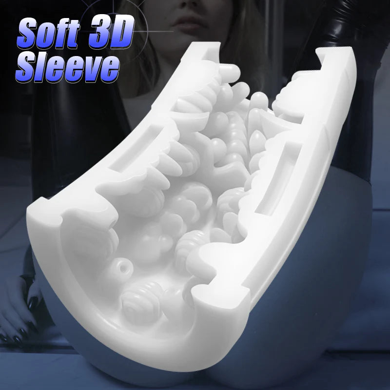 STROKER- Through-Hole Vibrating Stroking Male Masturbation Cup