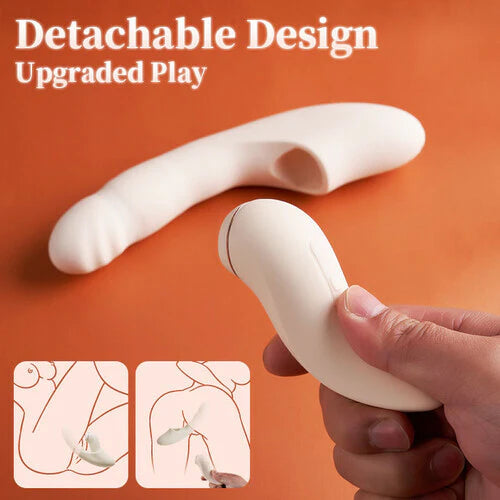 Womangift- 4 IN 1 APP Control Thrusting Sucking Heating G-spot Vibrators Detachable Stimulator Sucking Vibrator